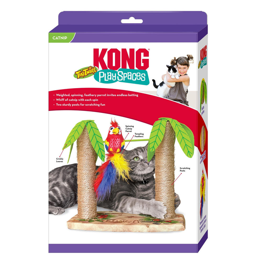 JUGUETE RASCADOR PARA GATOS KONG® TIKITWIRL ESPACIOS DE JUEGO