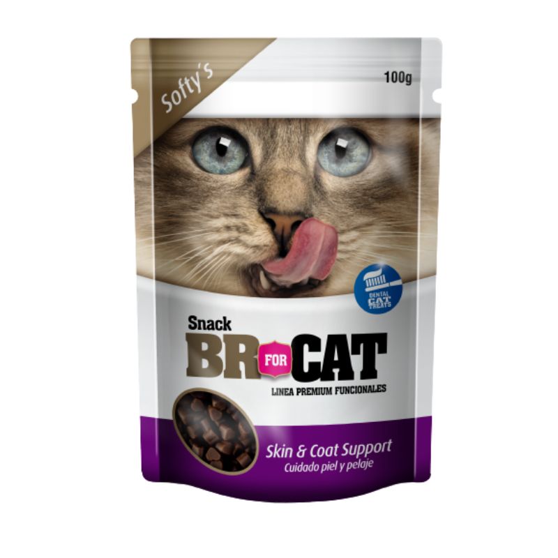 Snack para gato Br For Cat Skin & Coat support