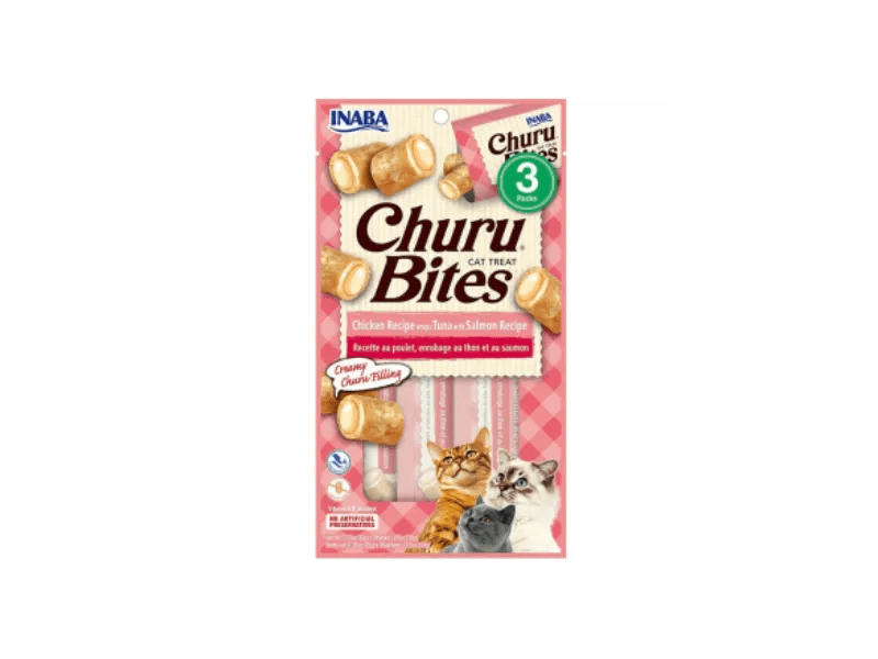 Snack Para Gato Churu Bites Atun Y Salmon