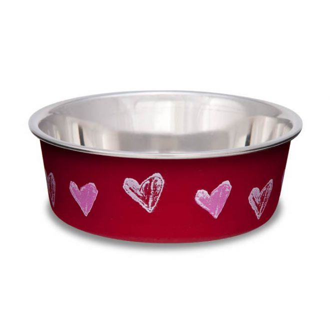 Comedero Loving Pet Gato Corazones XS