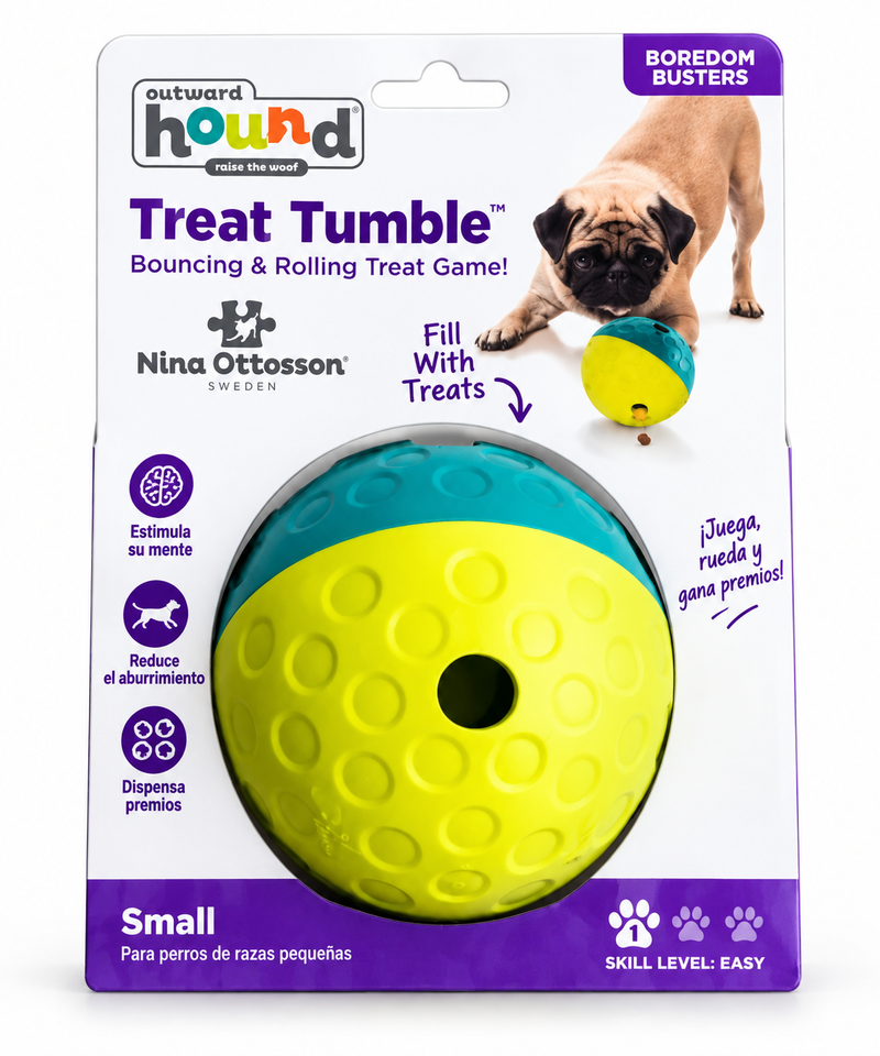JNina Ottosson Treat Tumble – Juguete Interactivo Dispensador de Premios S