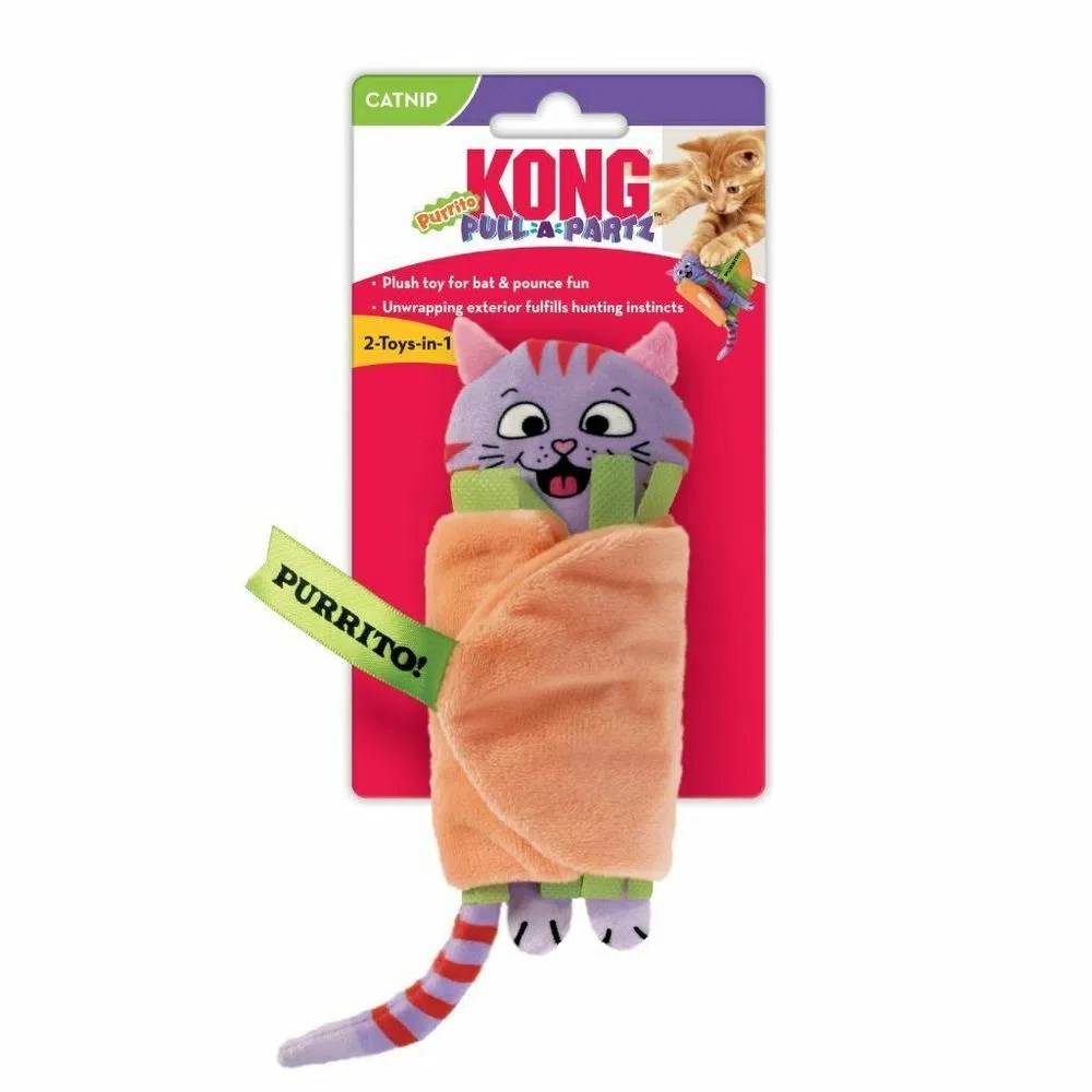 Juguete Para Gato Kong Pull A Part Purrito
