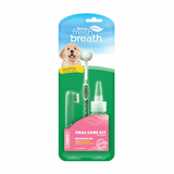 TropiClean Fresh Breath - Kit De Cuidado Bucal Para Cachorros