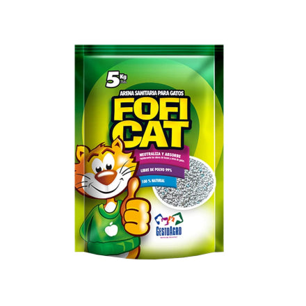 Arena para Gato Foficat Manzana 5 Kg
