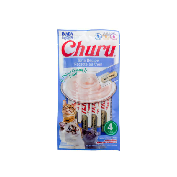 Churu Pure Cremoso Para Gato Sabor Atun x 4 Unidades