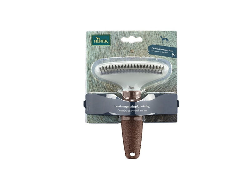 Cepillo Para Perro Hunter Spa Peine Antienredo Doble Fila 16 cm
