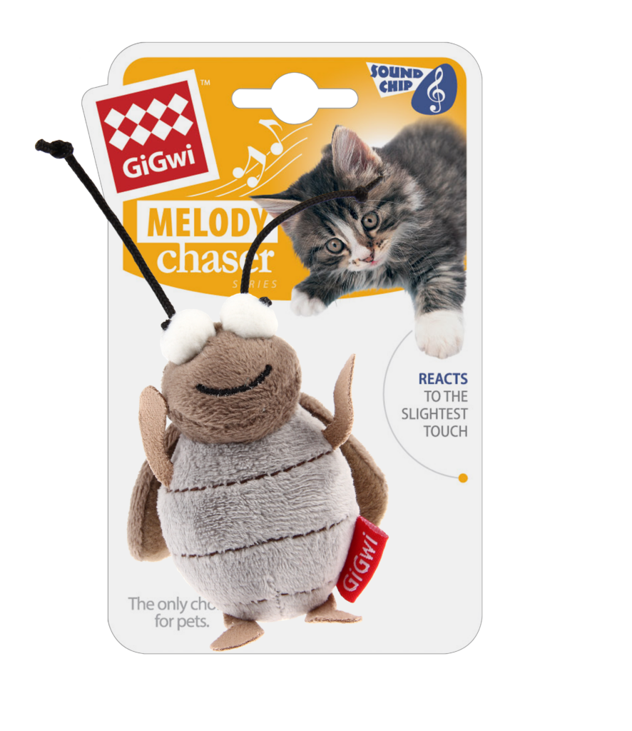 Juguete para gato GiGwi Melody Chaser Grillo
