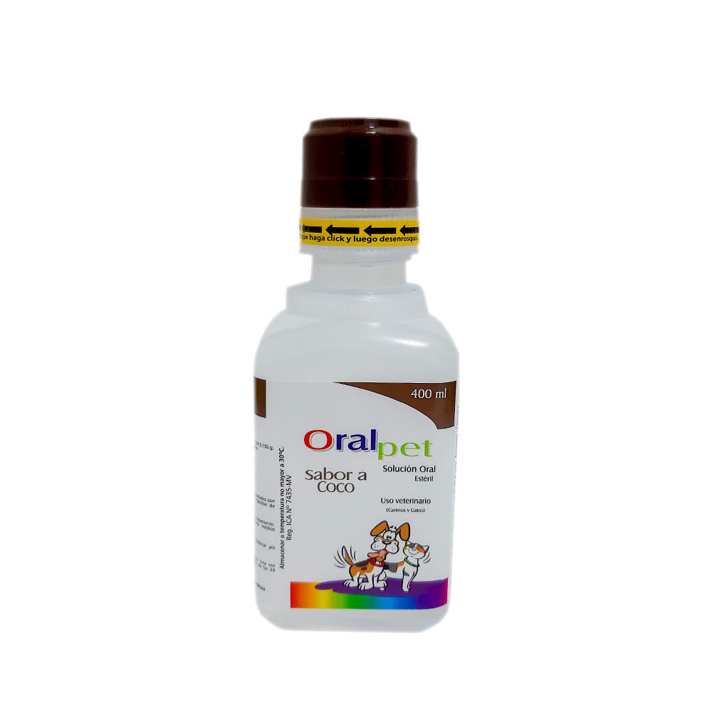 Suero Oral Pet Sabor a Coco 400 mL
