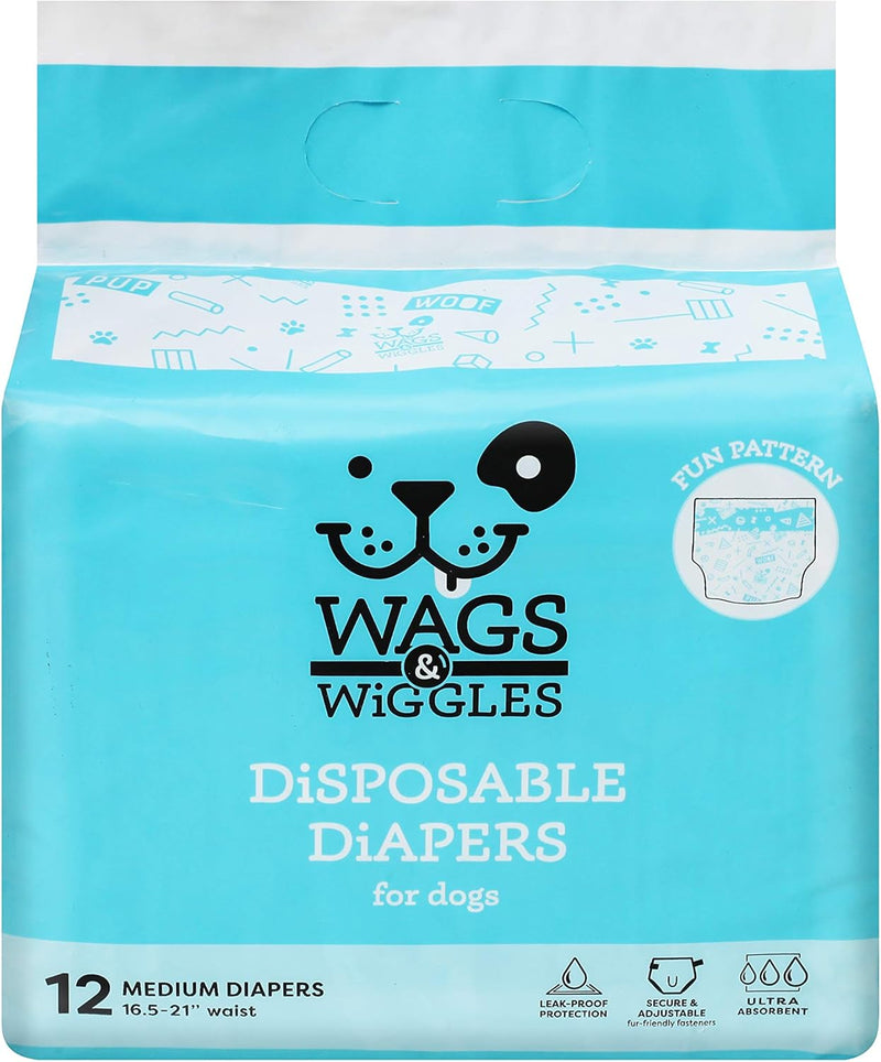 Pañales Para Perro Wags & Wigles M