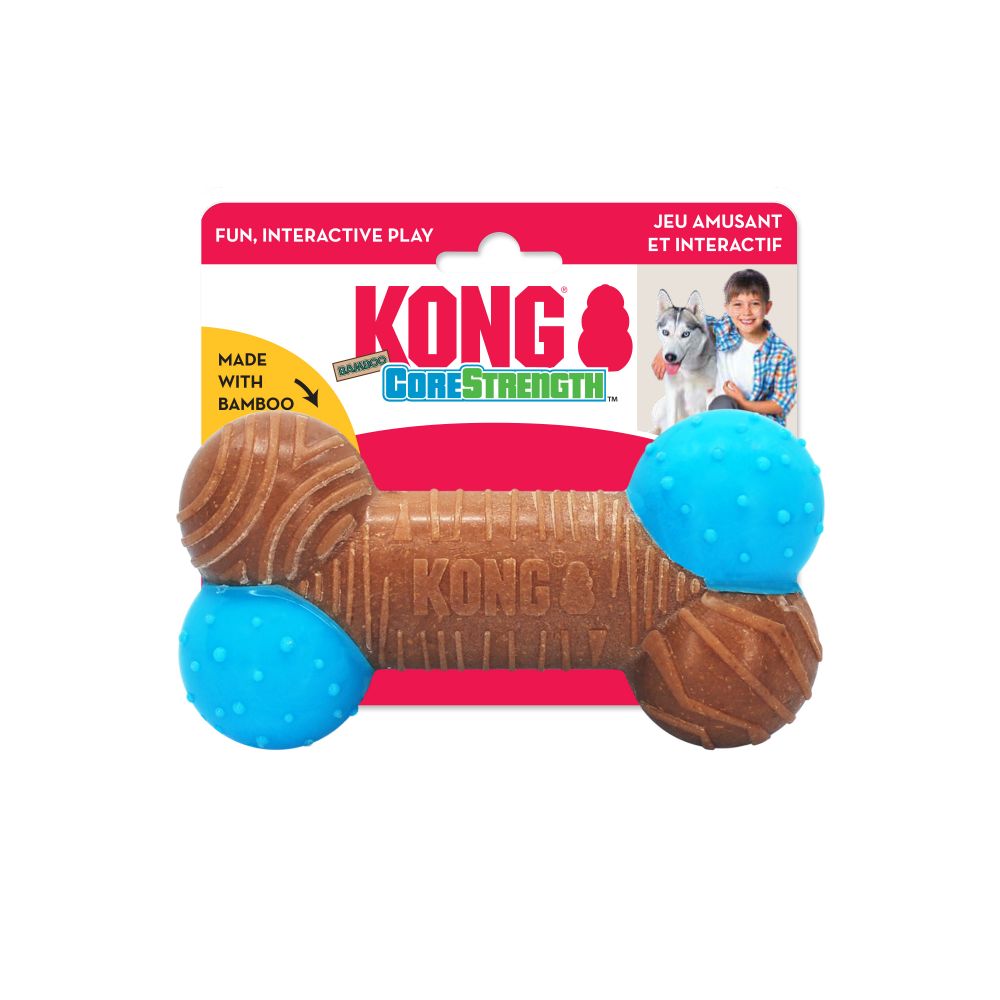 Juguete Para Perro Kong Core Strength Bamboo Bone