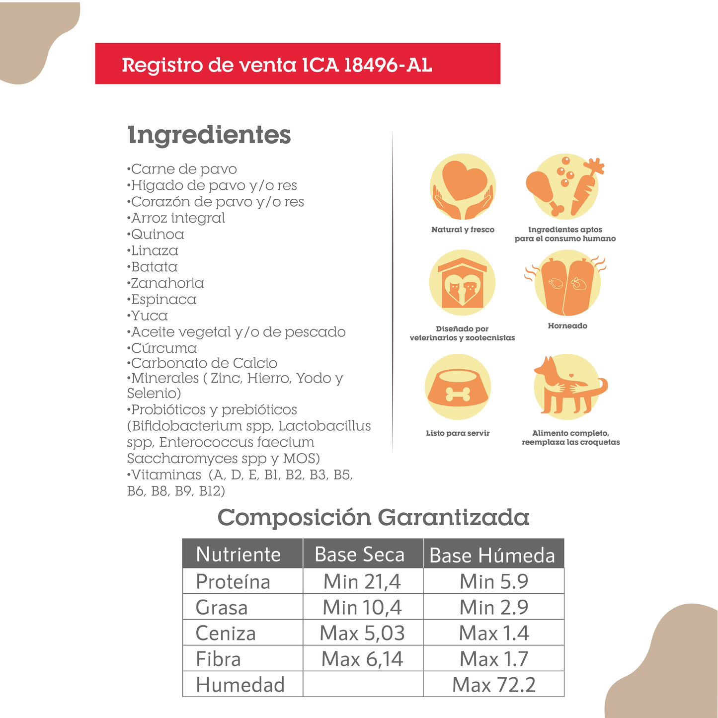 PIXIE PAVO AL HORNO SENIOR