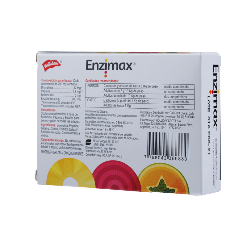 Biomodulador Enzimax Perros Y Gatos