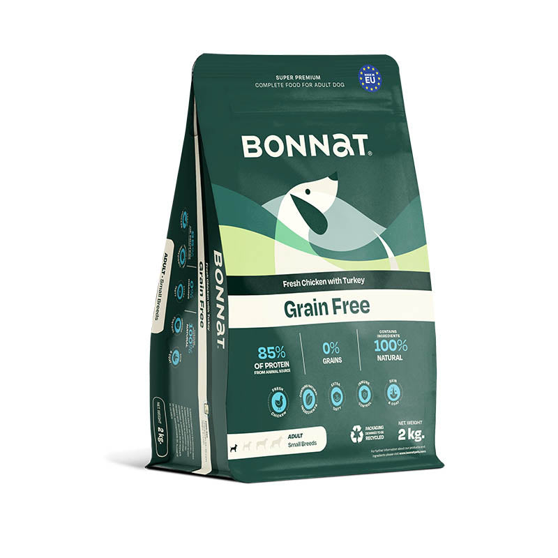 Alimento Seco Bonnat Grain Free Canine Adult Small Breeds 2 Kg