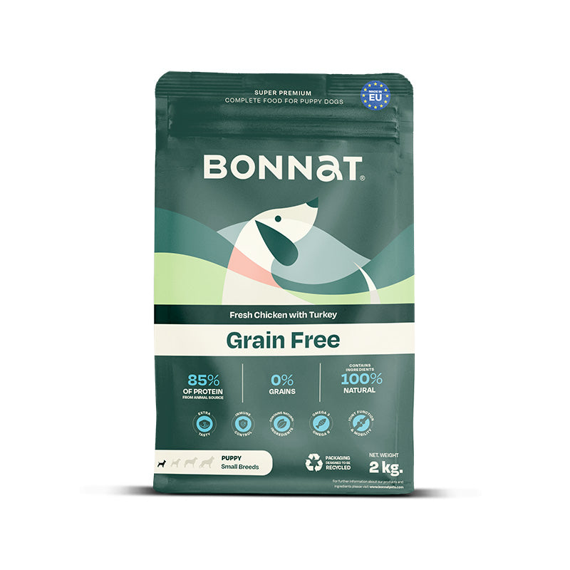 Alimento Seco Bonnat Grain Free Canine Puppy Small Breeds 2 Kg