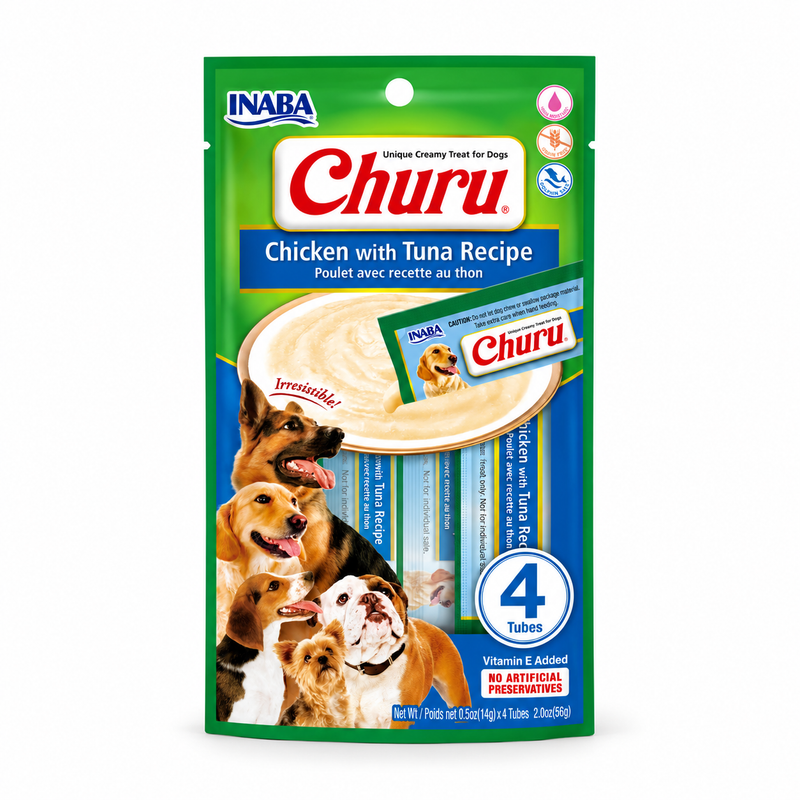 Churu para Perro Pollo con Atun x 4 Unidades