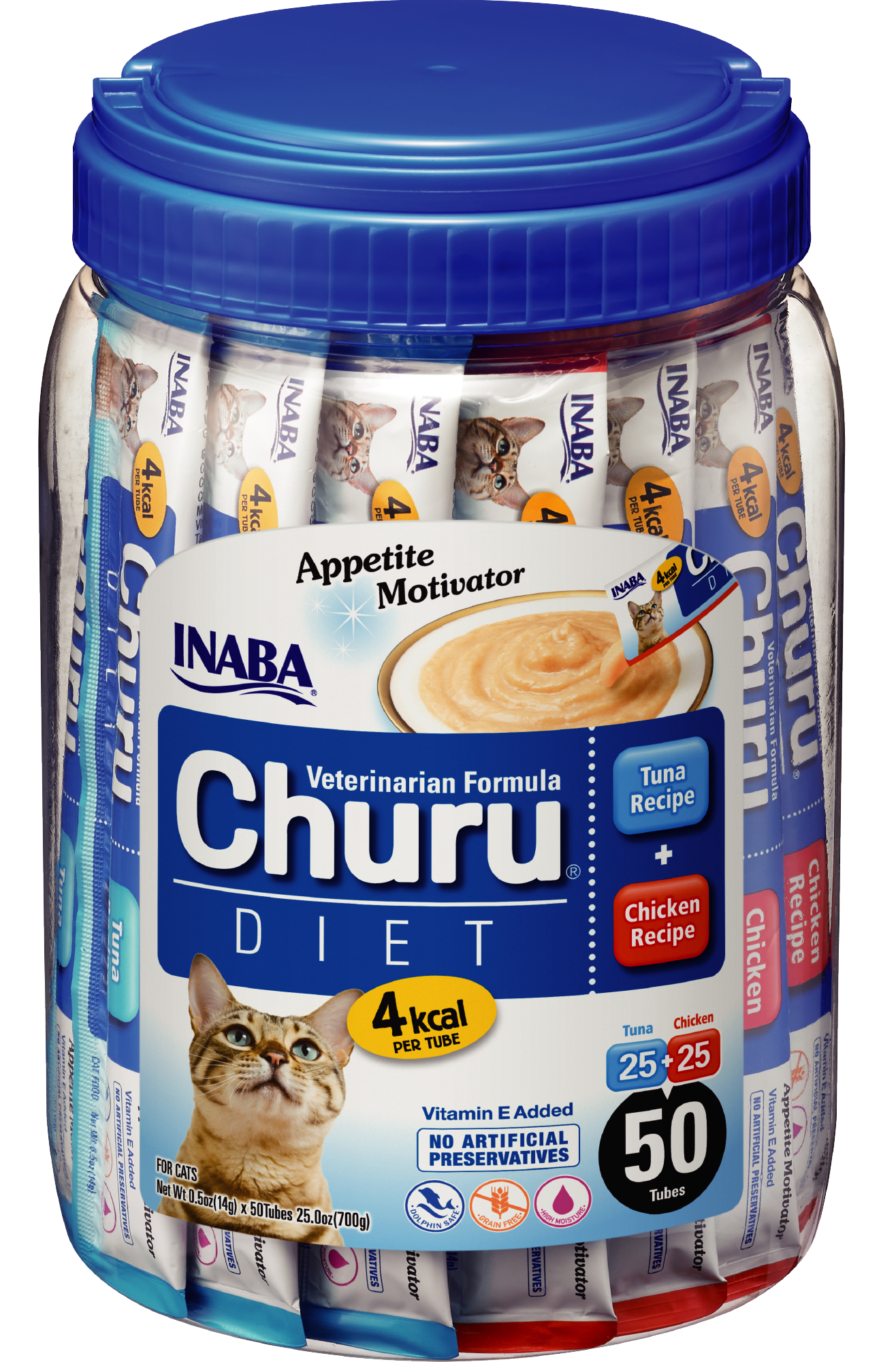 Churu para Gato Diet Pollo y Atun  x 50 Und