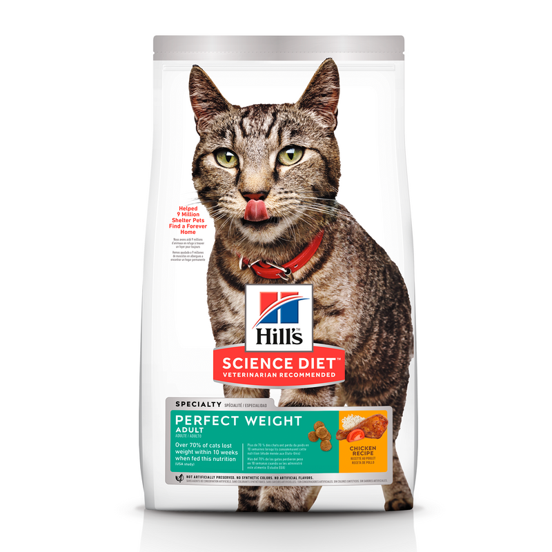 Comida Para Gato Hills Adulto Peso Perfecto Pollo