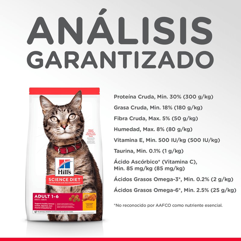 Comida para gato Hills Optimal Care  Adulto