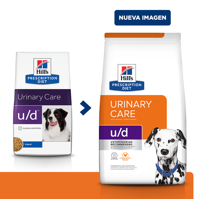 Comida Para Perro Hills Prescription Diet Urinary Care Urolitiasis U/D Pollo 3.85kg