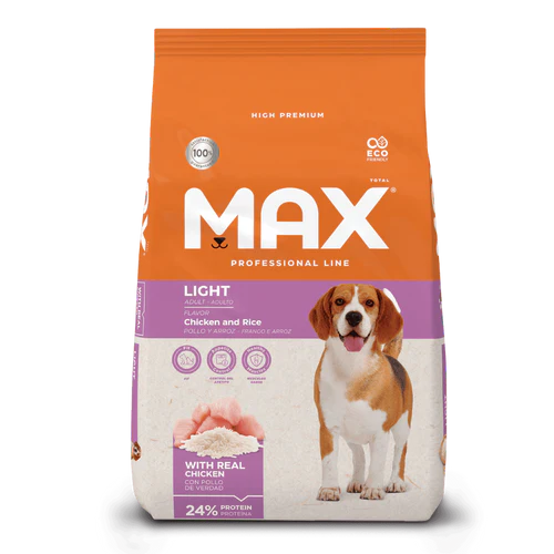 Comida Para Perro Max Adulto Light Pollo Y Arroz
