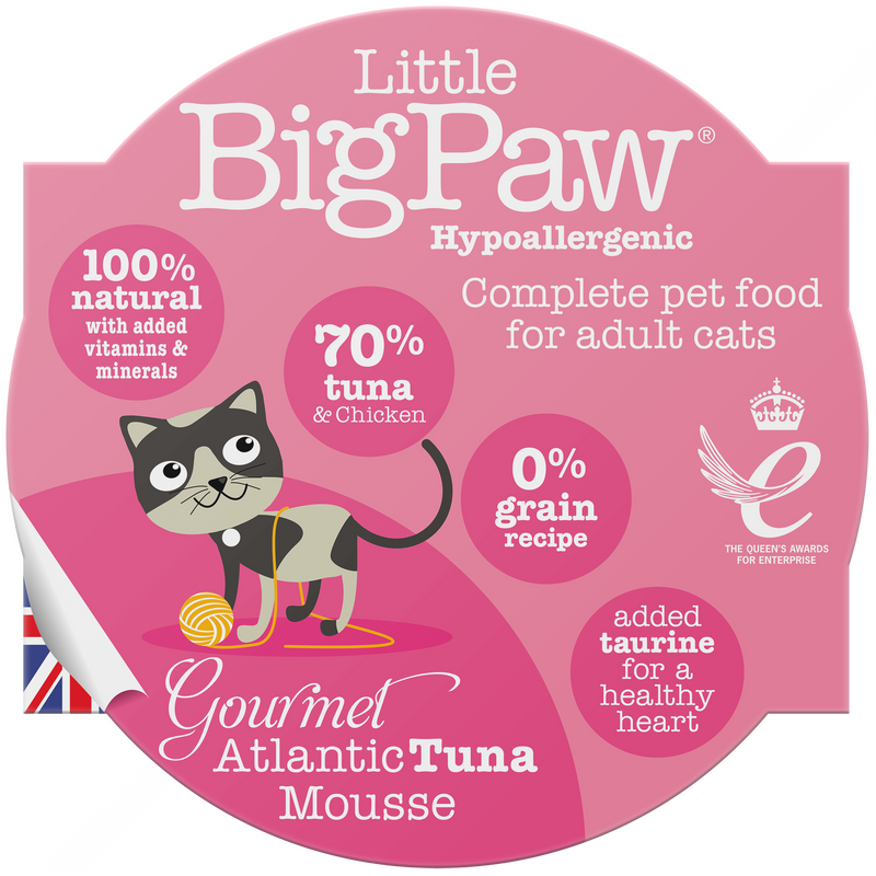 Comida Húmeda para gato Little Big Paw Atun 85 gr caja por 8 unidades