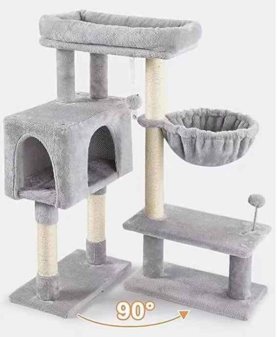 Gimnasio para Gato Felpa 4 Niveles