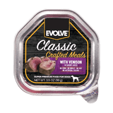 Alimento Humedo Evolve Classic Bandeja Sabor a Venado 99 Grs