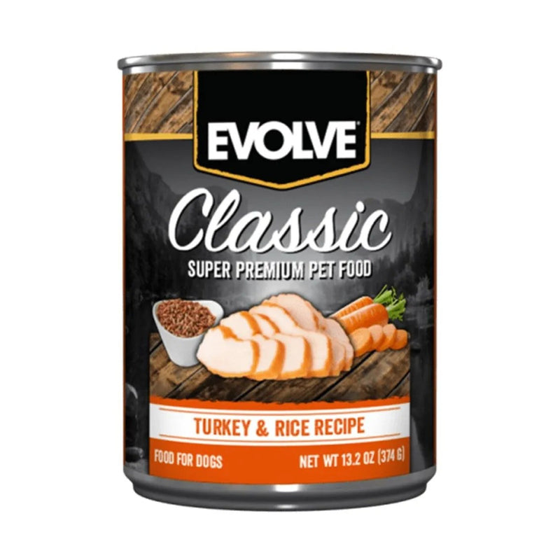 Alimento Humedo Para Perro Evolve Lata Sabor Pavo y Arroz