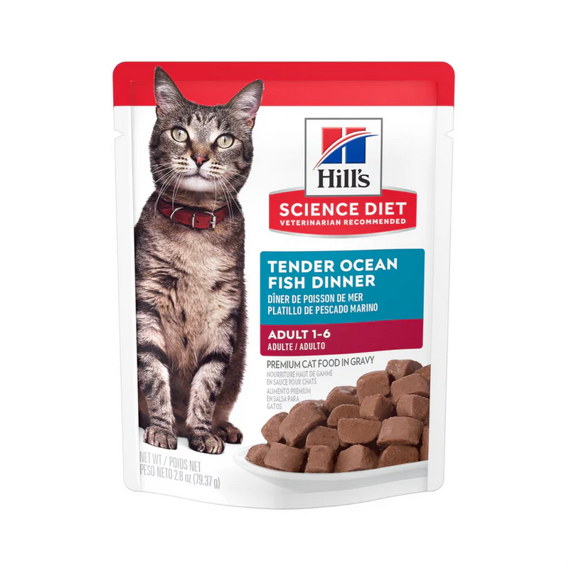 Comida Humeda para Gato Hills Peces del Oceano
