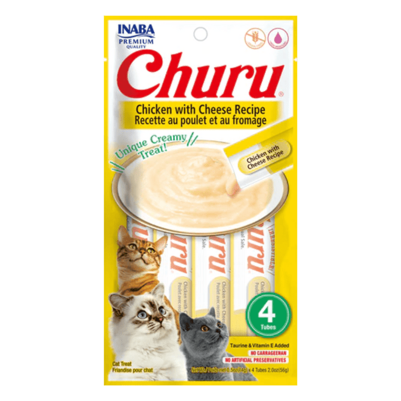 Churu Para Gato Pollo y Queso X 4 Unidades
