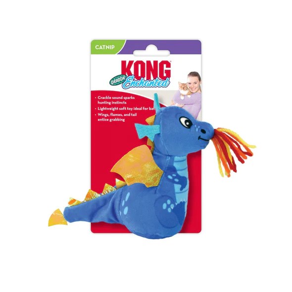 Juguete Para Gato Kong Peluche Enchanted Dragon