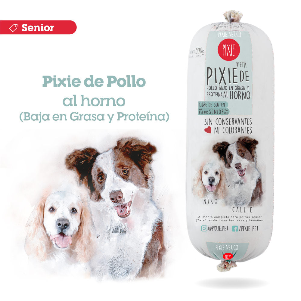PIXIE POLLO AL HORNO SENIOR