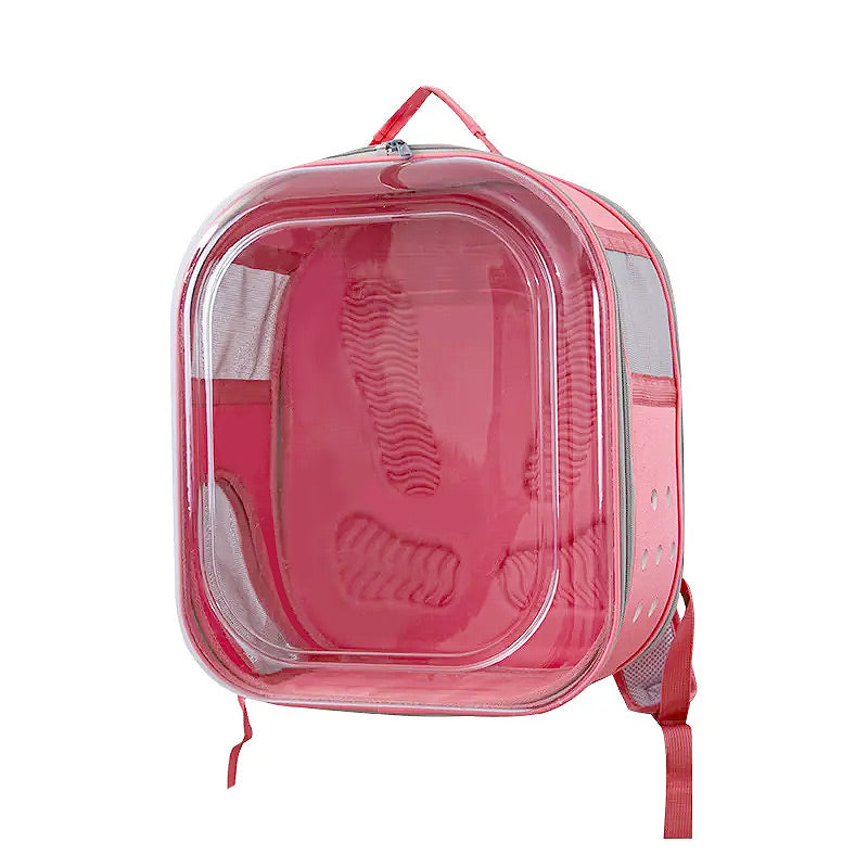 Morral Transparente Rosa