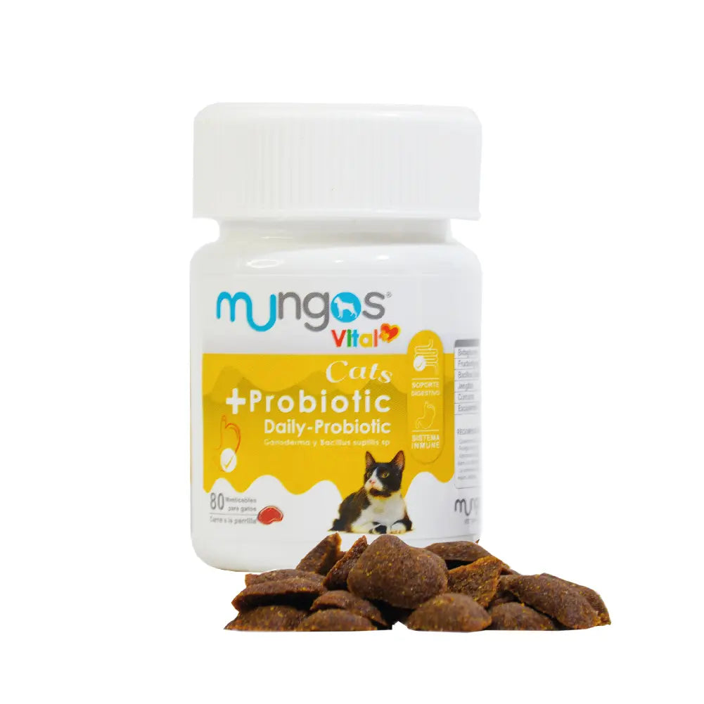 Probióticos para Gatos – Salud intestinal – Mungos vital Probiotic x 80
