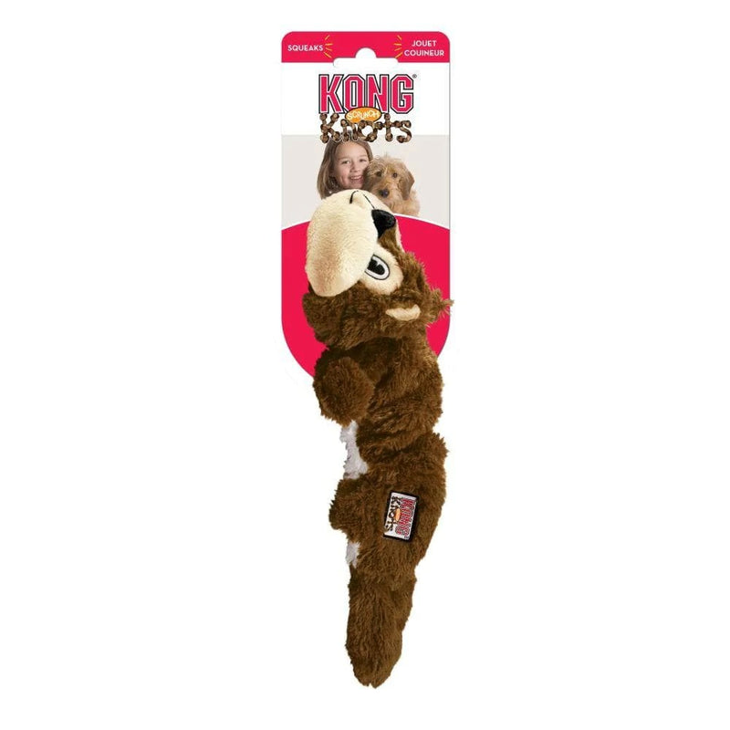Juguete Para Perro Kong Peluche Scrunch Knots Ardilla