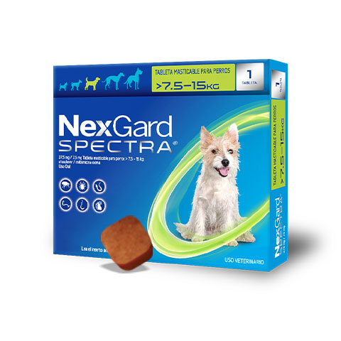 DESP. INT. Y EXT. C. NEXGARD SPECTRA 7.5 - 15 KG