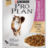 Alimento Humedo Proplan para Gato Esterilizado Pollo en Salsa 85 Grs