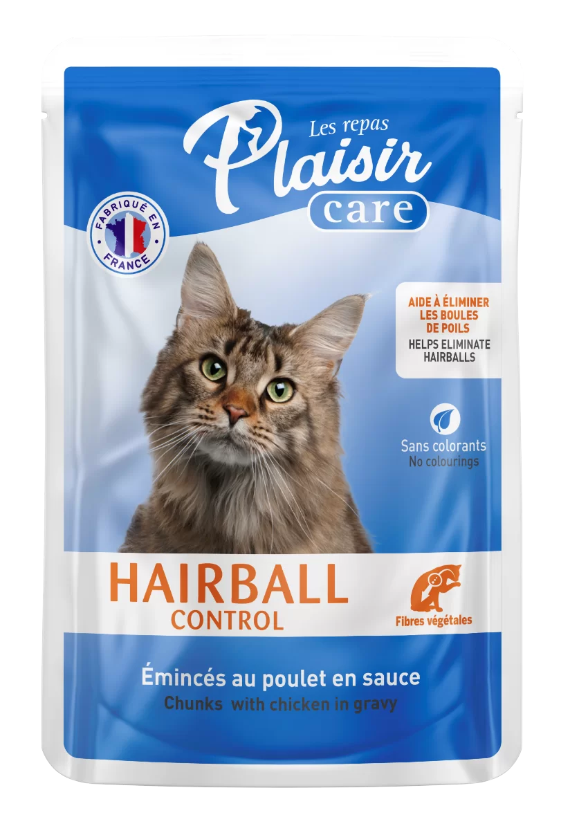 Alimento Humedo para Gato Plaisir Control Bolas de Pelo