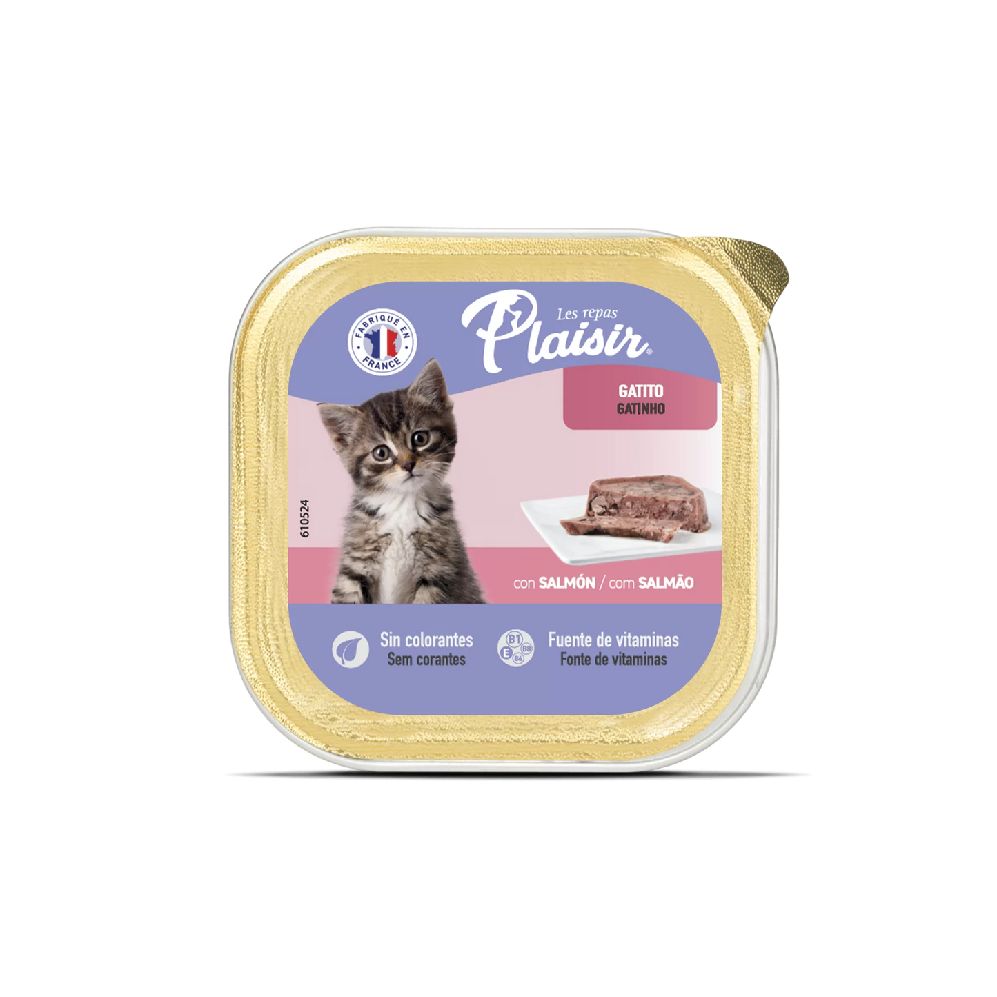 Alimento Humedo Plaisir para Gatito Salmon