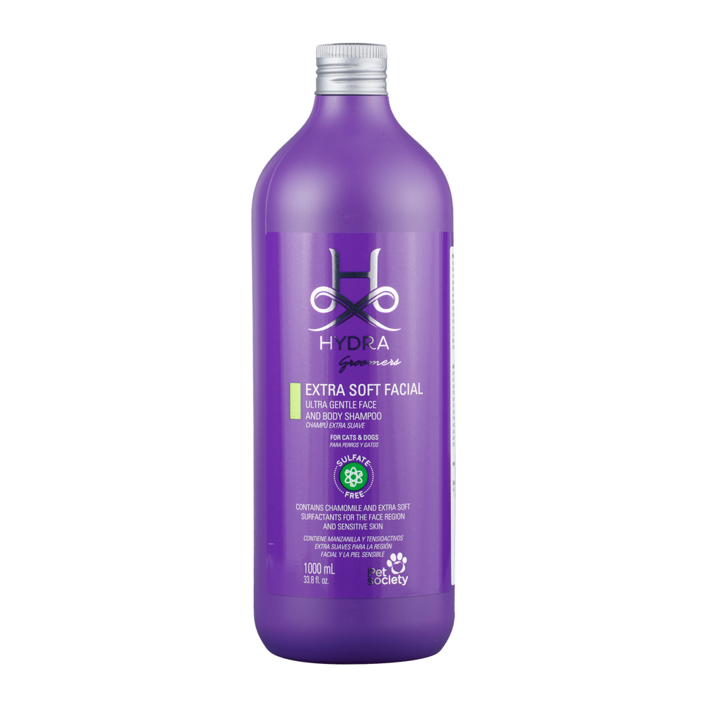 Shampoo para mascotas Hydra Extra Soft Facial 1000ml