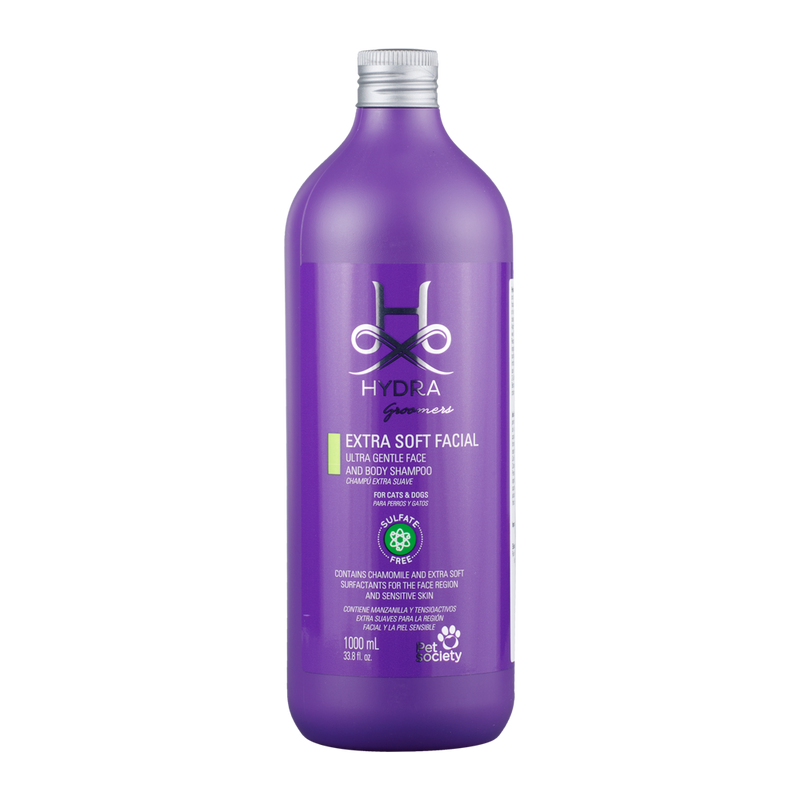 Shampoo para mascotas Hydra Extra Soft Facial 1000ml