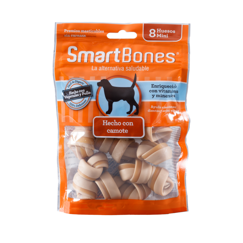 Snack Para Perro Miniatura Smartbones Sweet Potato Mini