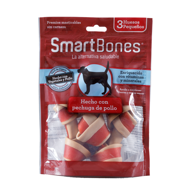 Snack Para Perros Pequeños Smartbones Pollo