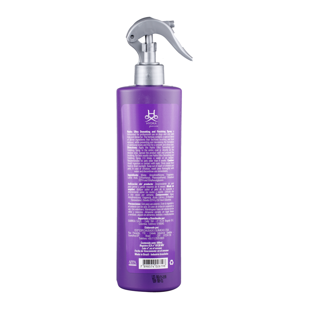 Spray Para Mascotas Hydra Ultra Dematting And Finish