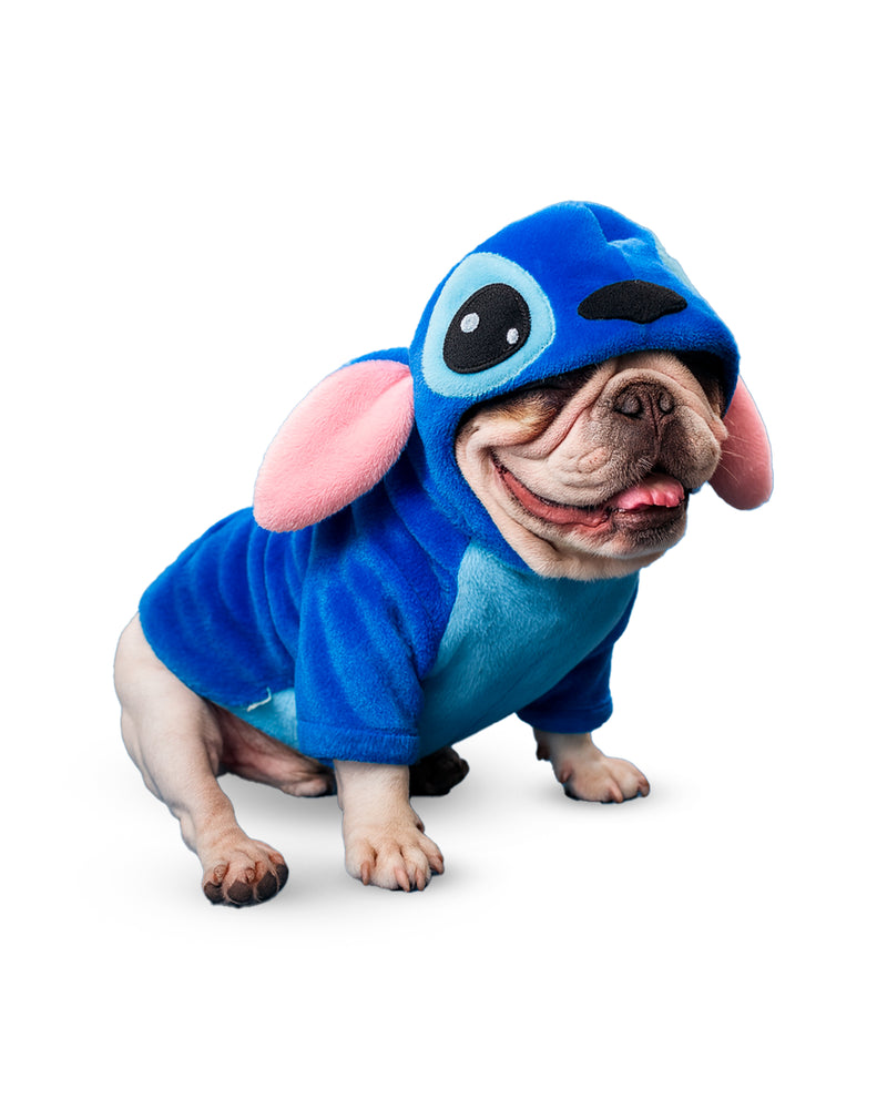 Disfraz de Stitch para Perros | Traje Azul Suave y Divertido de Halloween