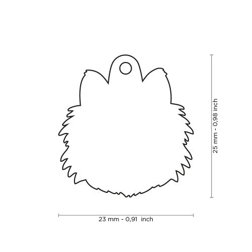 Placa de Identificación Pomerania.