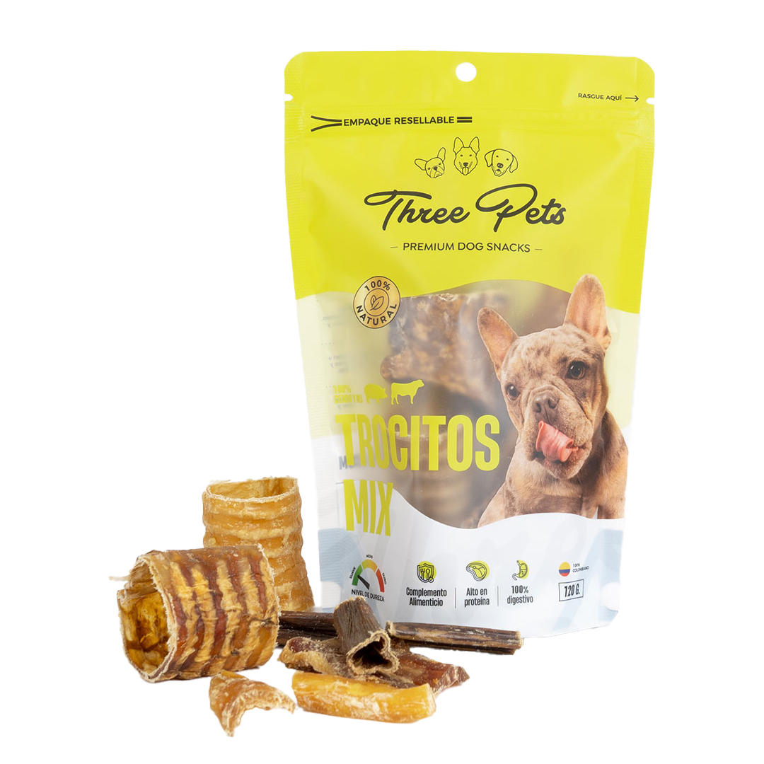 Snack Para Perro Trhee Pets Trocitos Mix