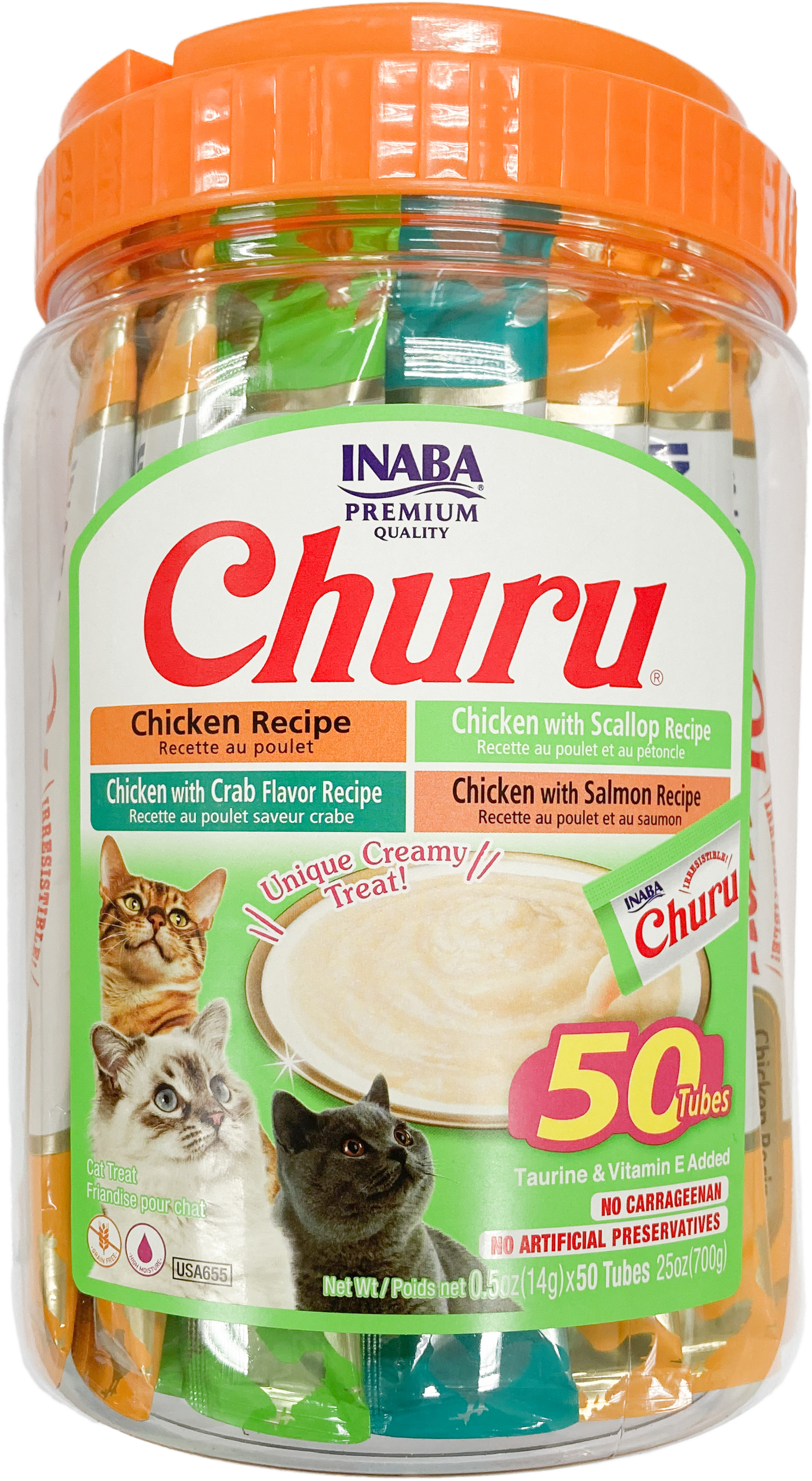 Churu para Gato Variedad de Pollo x 50 unidades