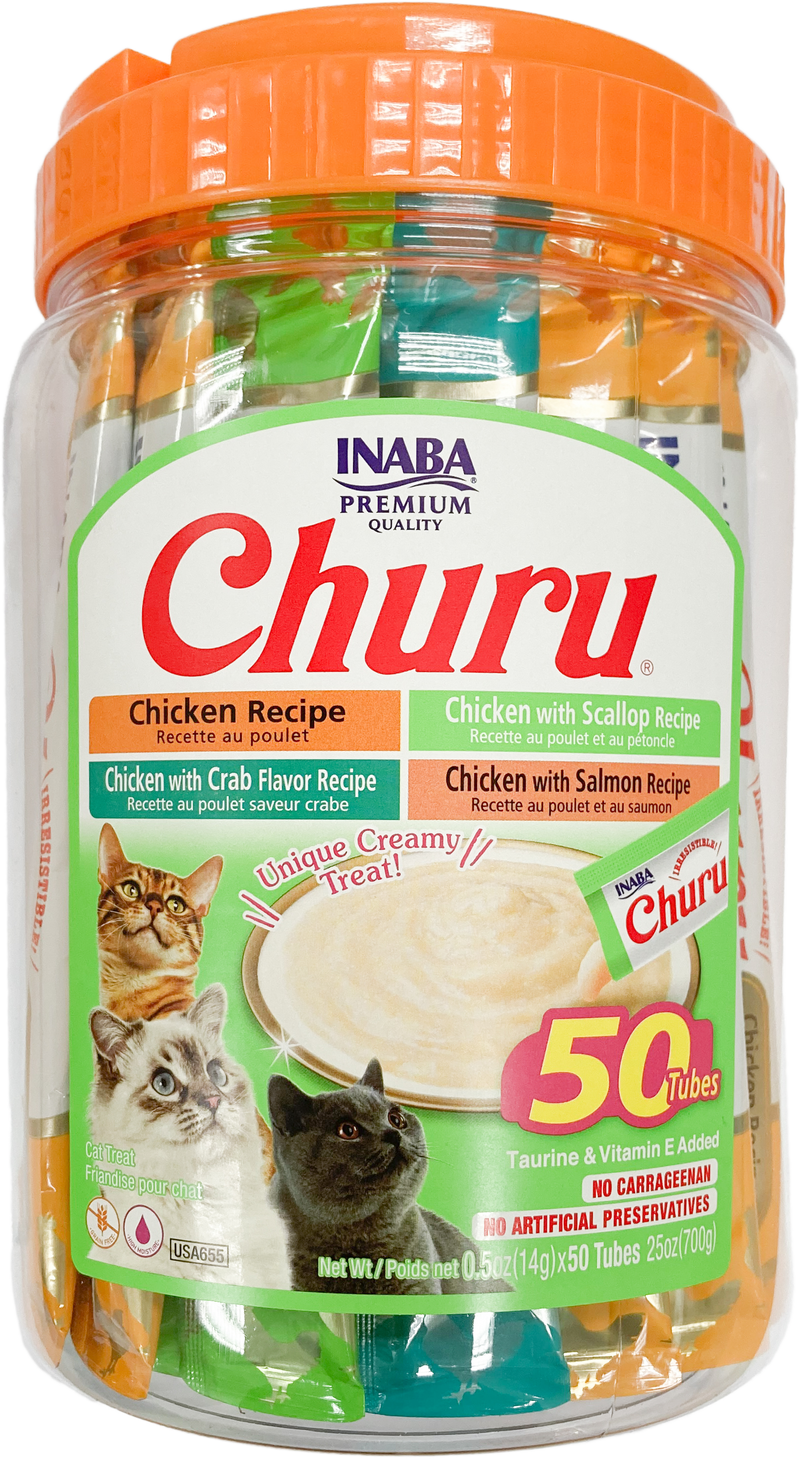 Churu para Gato Variedad de Pollo x 50 unidades
