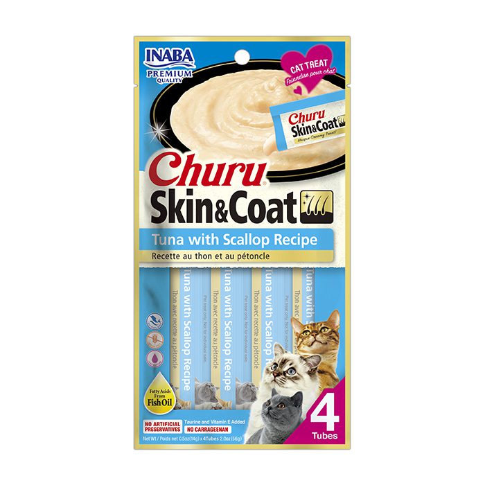 Churu Skin & Coat Receta de Atún con Vieiras